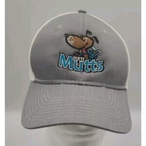 Putts For Mutts Gray White Trucker Hat Embroidered‎ Port Authority Golf Dog